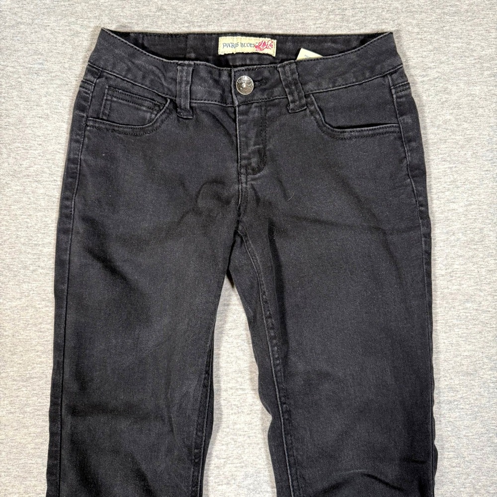 Paris Blues Black Skinny Jeans Women Size 7 Low Rise Slim Fit LRS2921B